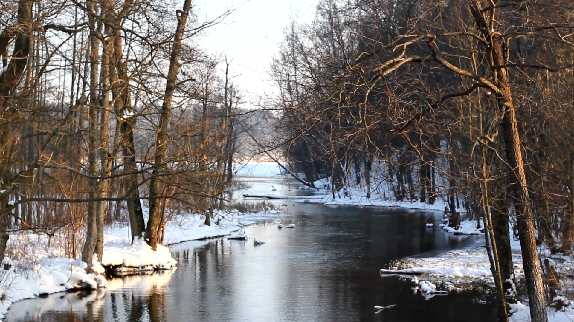 Frozen River 4 HD Free Stock Video Footage