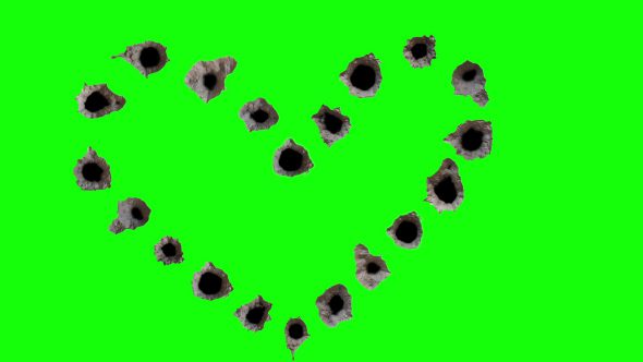 Multiple Bullet Holes 9