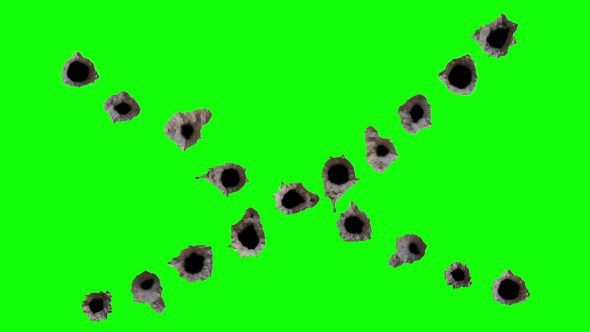 Multiple Bullet Holes 7