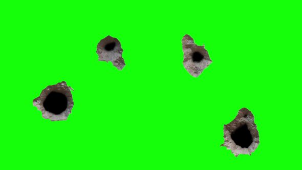 Multiple Bullet Holes 3