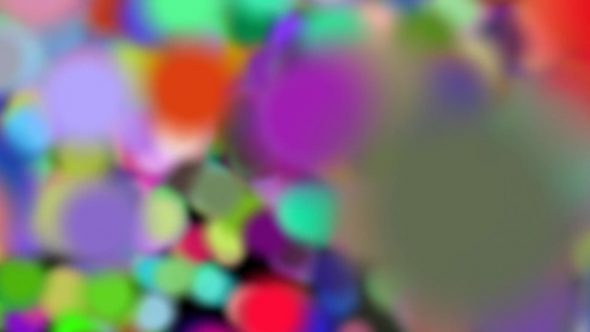 Big Colored Bubbles Background Transition