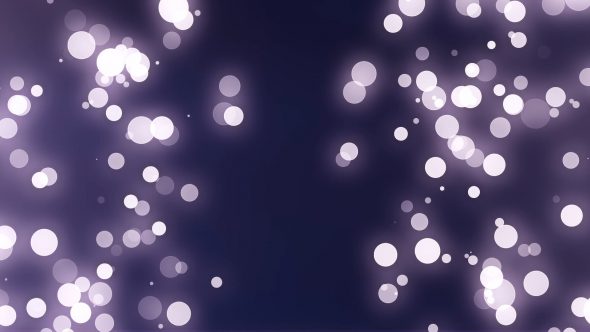 Bokeh Particles With Flare Both Sides Center