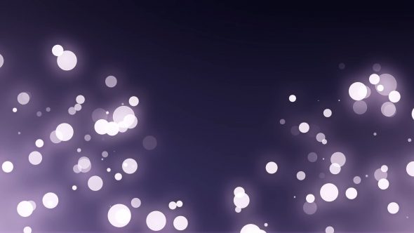 Bokeh Particles With Flare Both Sides Bottom