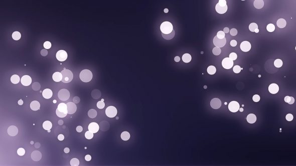Bokeh Particles With Flare Both Sides Bottom Top