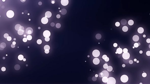 Bokeh Particles With Flare Both Sides Top Bottom