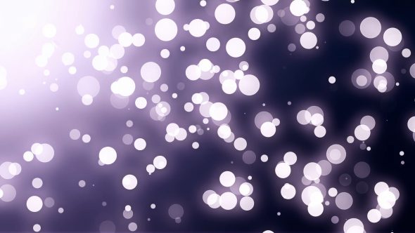 Bokeh Particles With Flare Diagonal Double