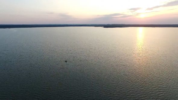 Flight Over The Lake, Sundown, Boat 2