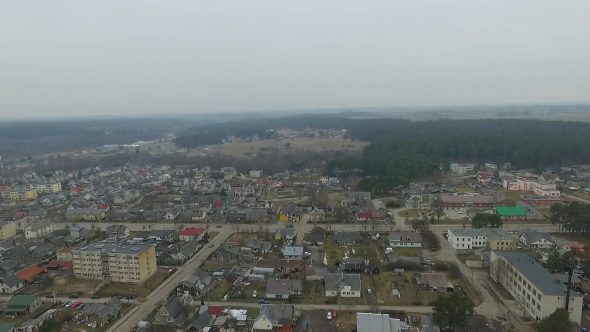 Flight Over Small Town 12