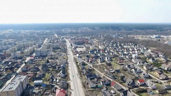 Flight Over Small Town 23