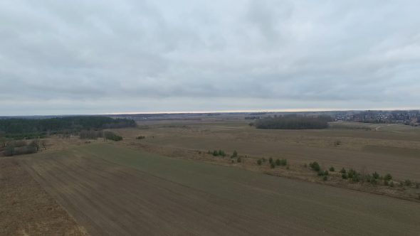 Panorama Over Meadow