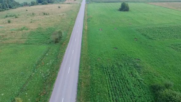 Flying Over Country Road 3