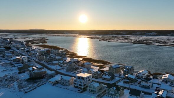 Winter Coastal Sunset